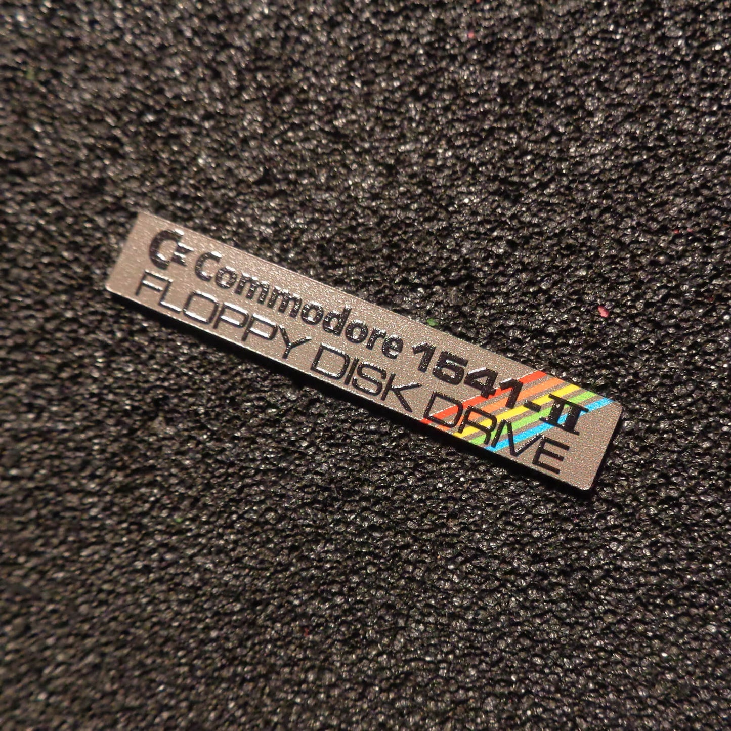Commodore 1541 II Logo Label Decal Badge color 44mm x 9mm [506c]