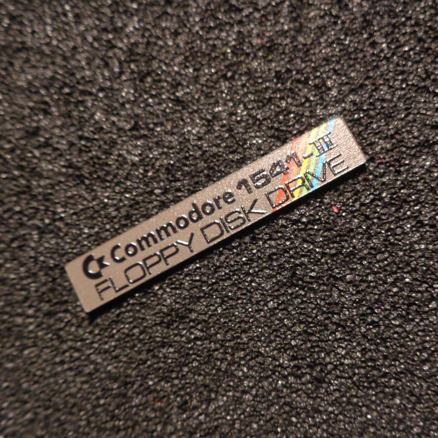 Commodore 1541 II Logo Label Decal Badge color 44mm x 9mm [506c]