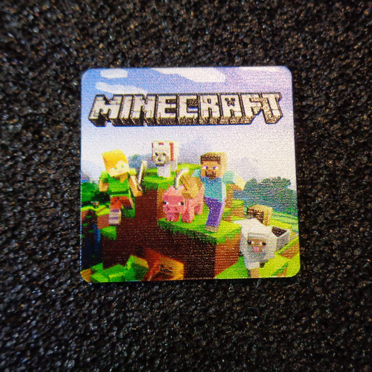 Minecraft Logo PC Case decal
