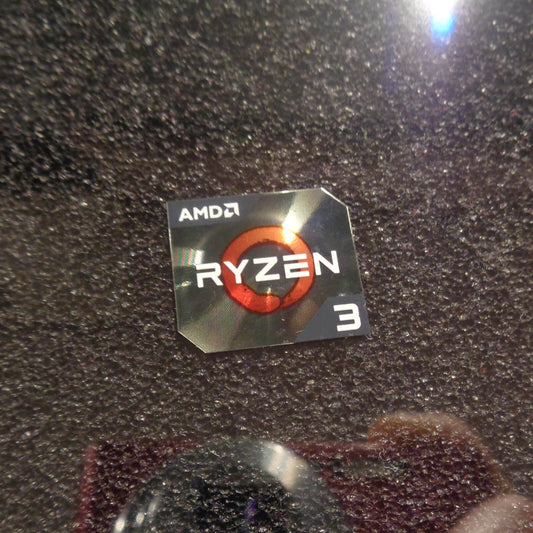 AMD RYZEN 3 Cpu logo sticker