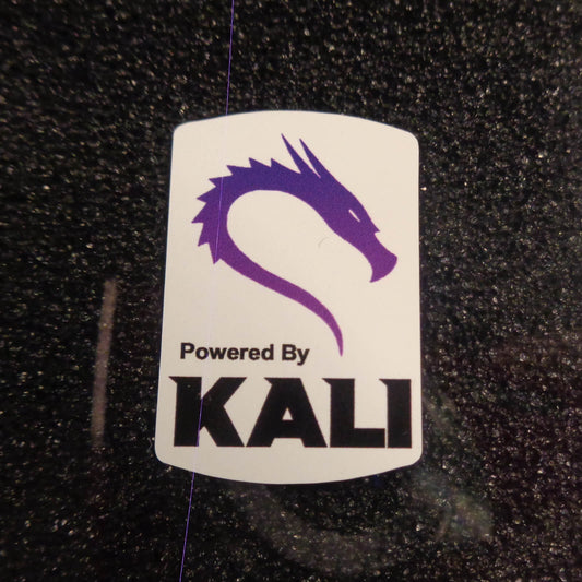Kali Backtrack Sticker Logo Label Badge 1,9cm x 2,8cm [808b]