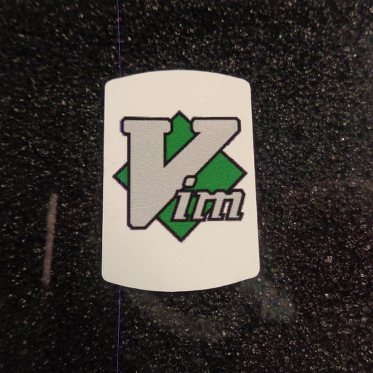 VIM Vinyl Logo Sticker