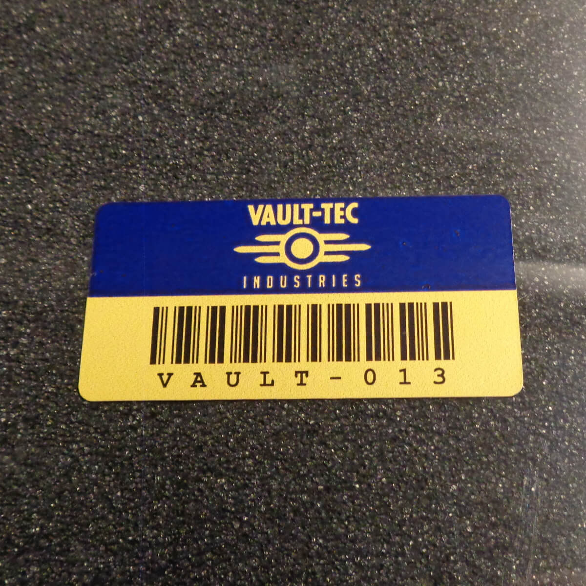 Vault-Tec Corporation Fallout asset tag sticker