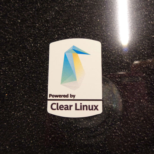Linux Clear LOGO sticker