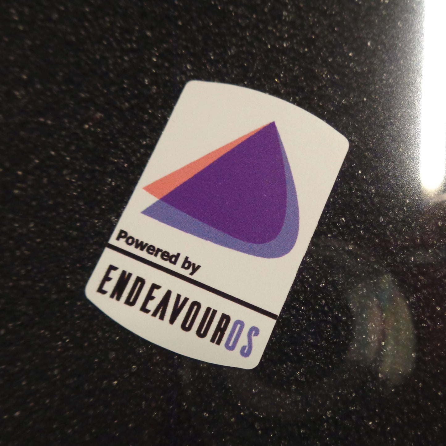 Linux Endeavour OS Label / Aufkleber / Sticker / Badge / Logo 1,9cm x 2,8cm [833]
