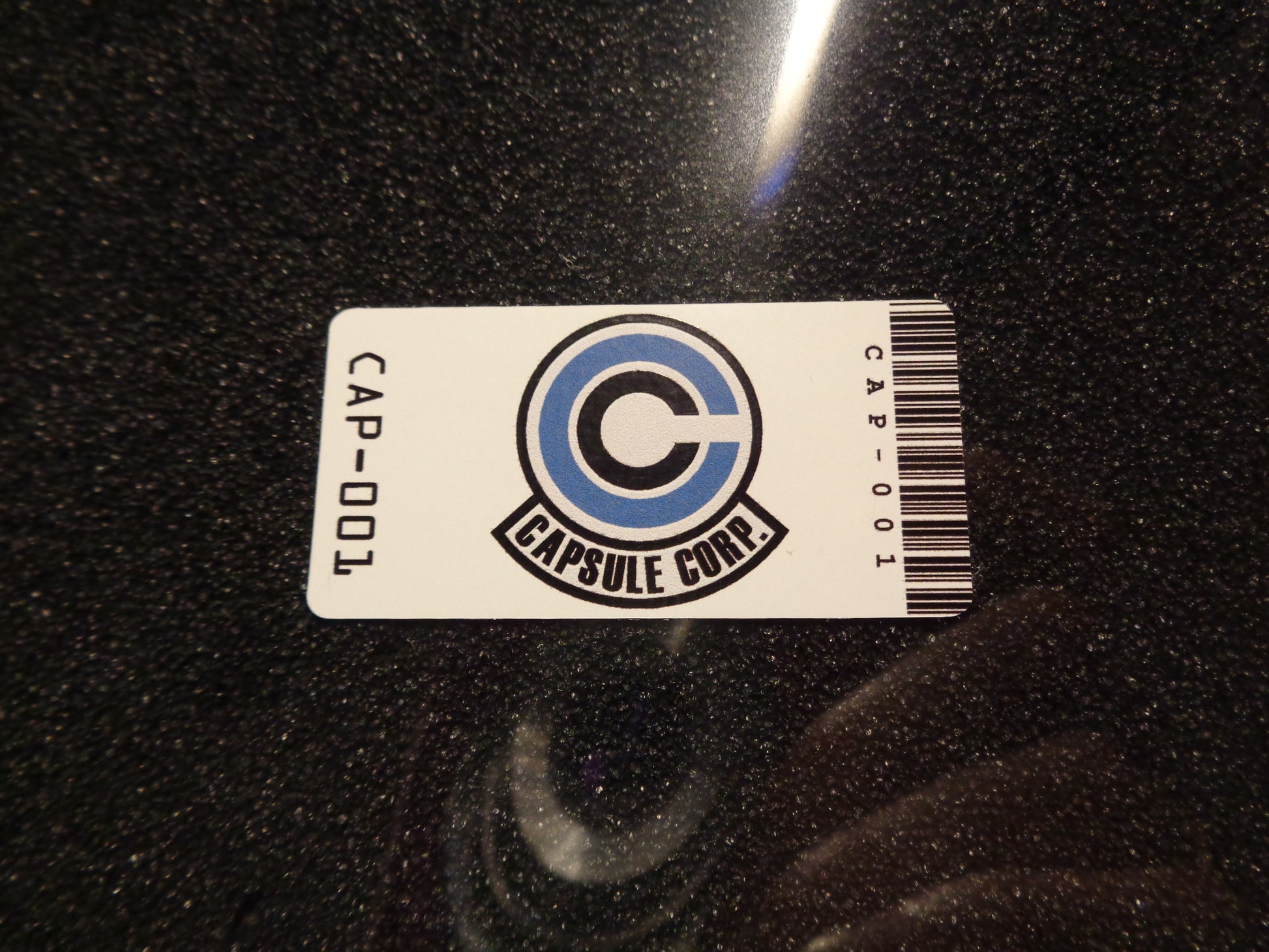 Capsule Corp asset tag Vinyl Sticker Logo