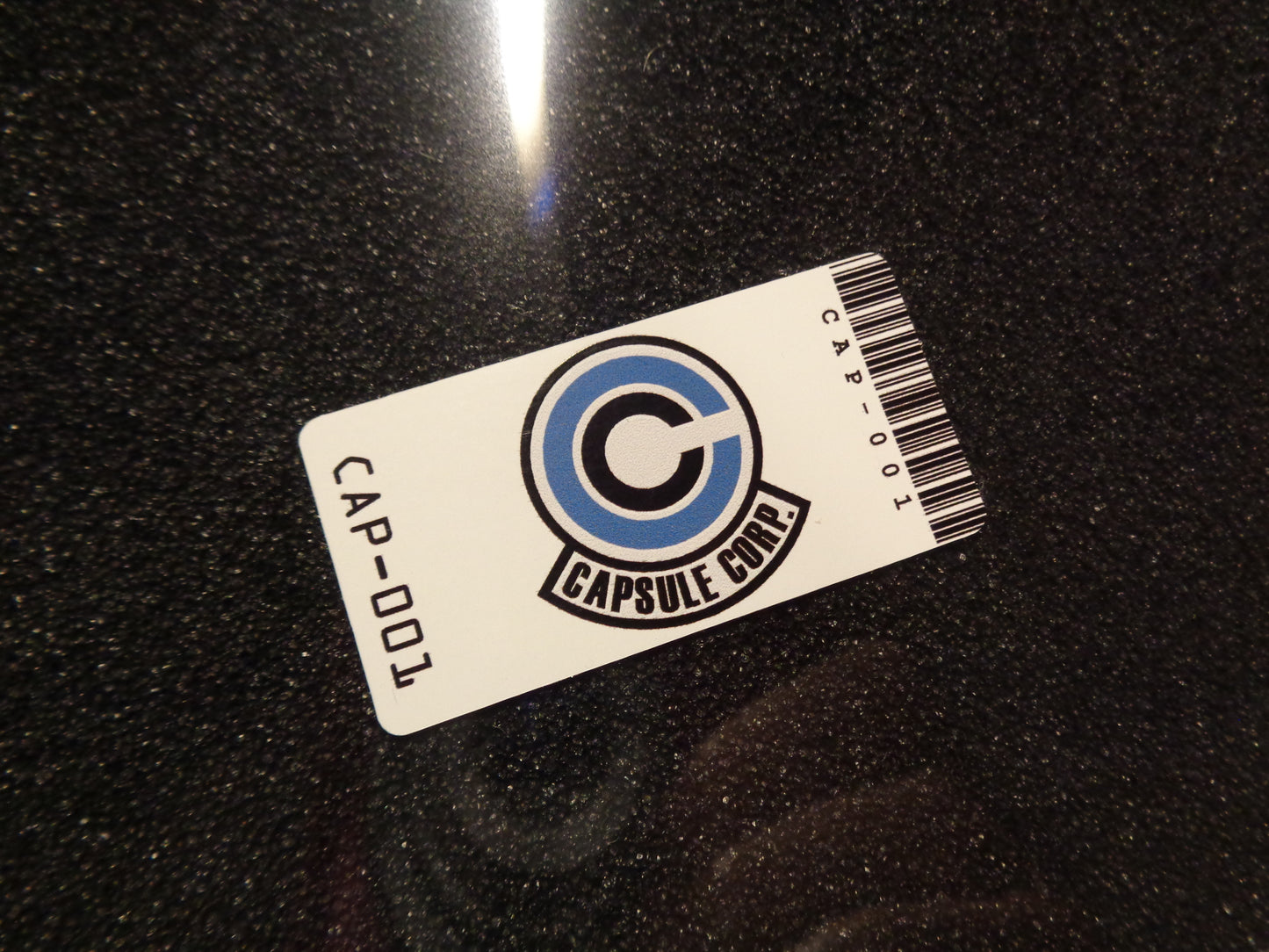 Capsule Corp asset tag Vinyl Sticker Logo