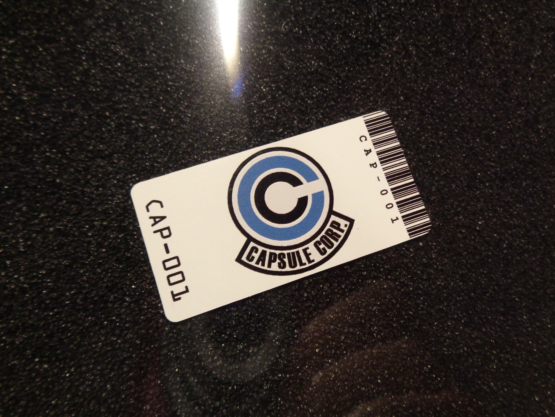 Capsule Corp asset tag Vinyl Sticker Logo