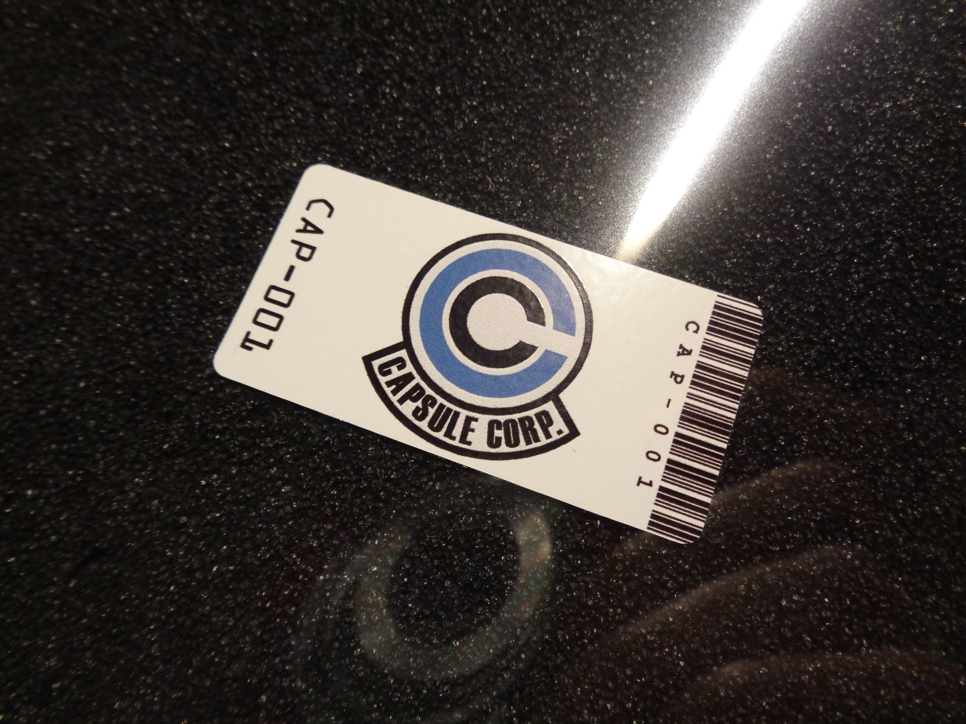 Capsule Corp asset tag Vinyl Sticker Logo