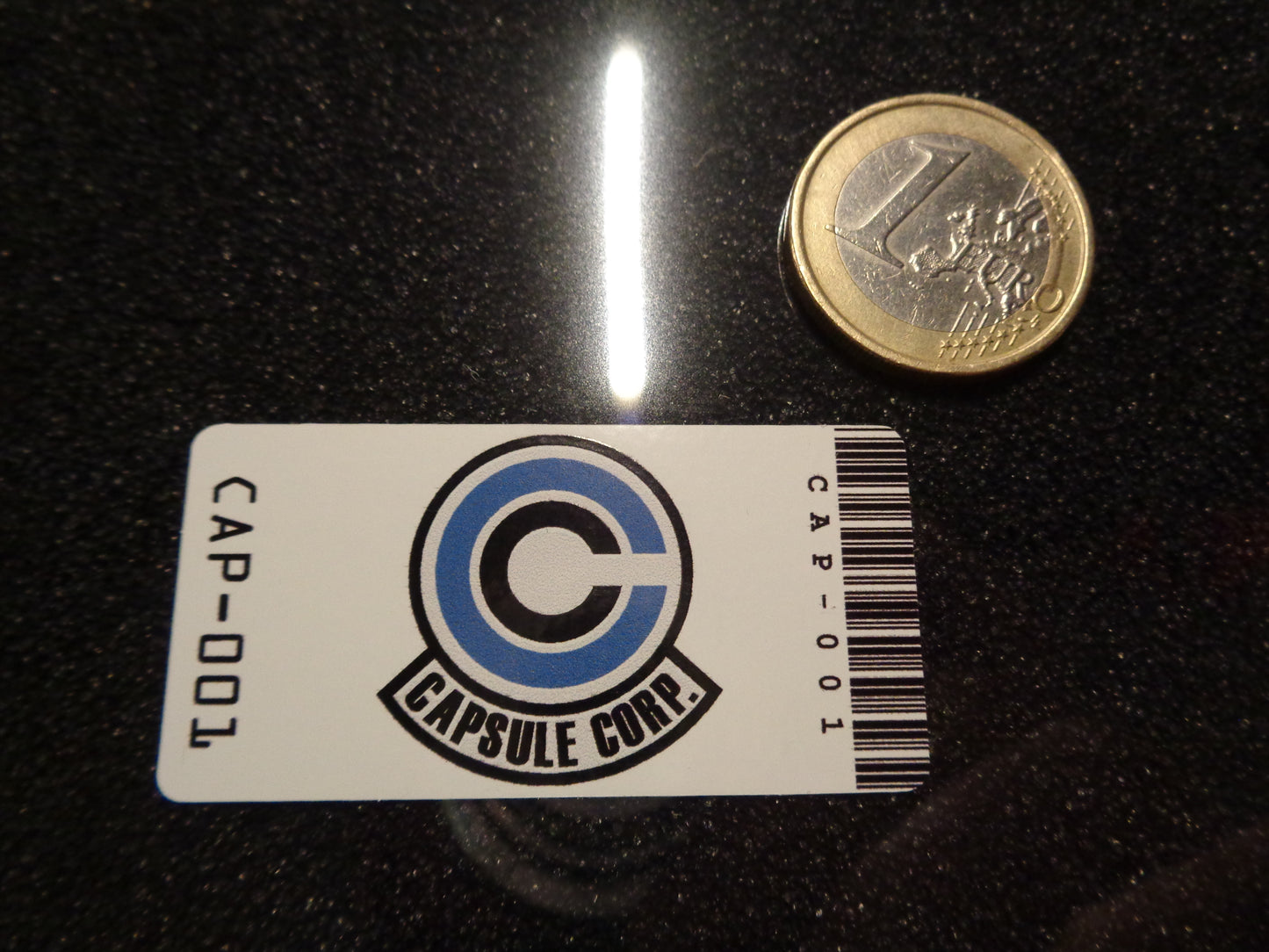 Capsule Corp asset tag Vinyl Sticker Logo