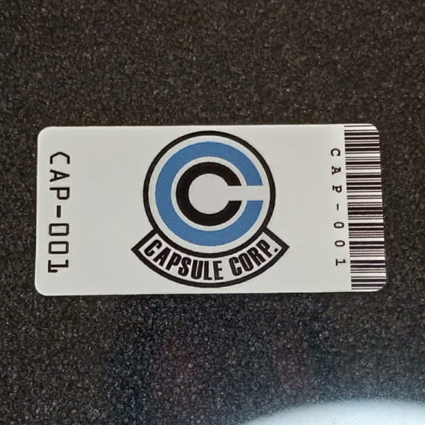 Capsule Corp asset tag Vinyl Sticker Logo