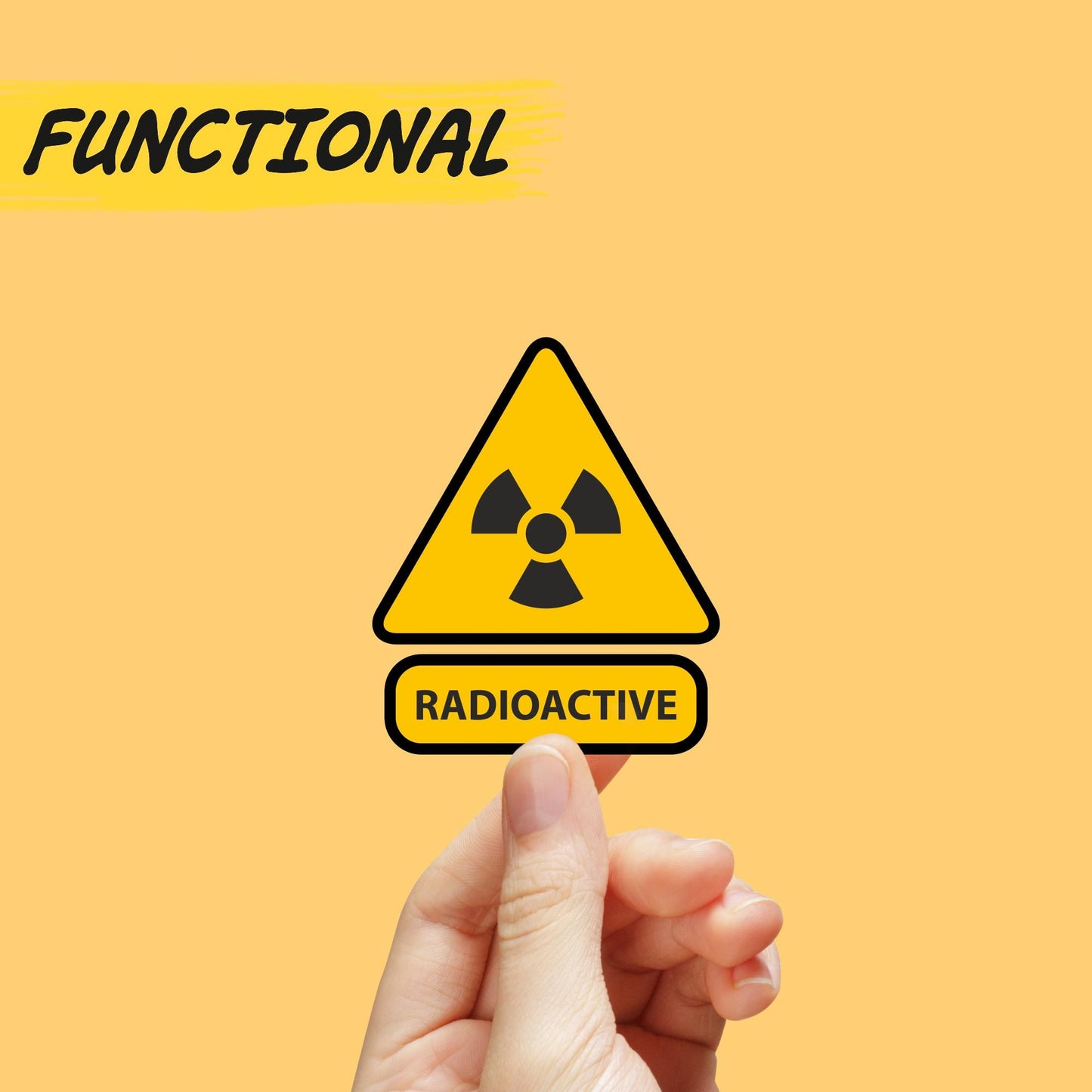 Radioactive decal