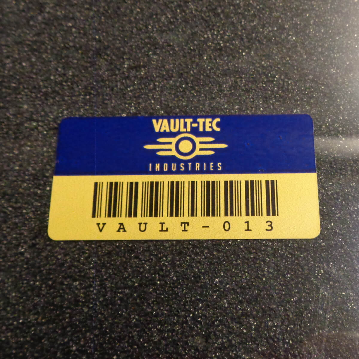 Vault-Tec Corporation Fallout asset tag sticker