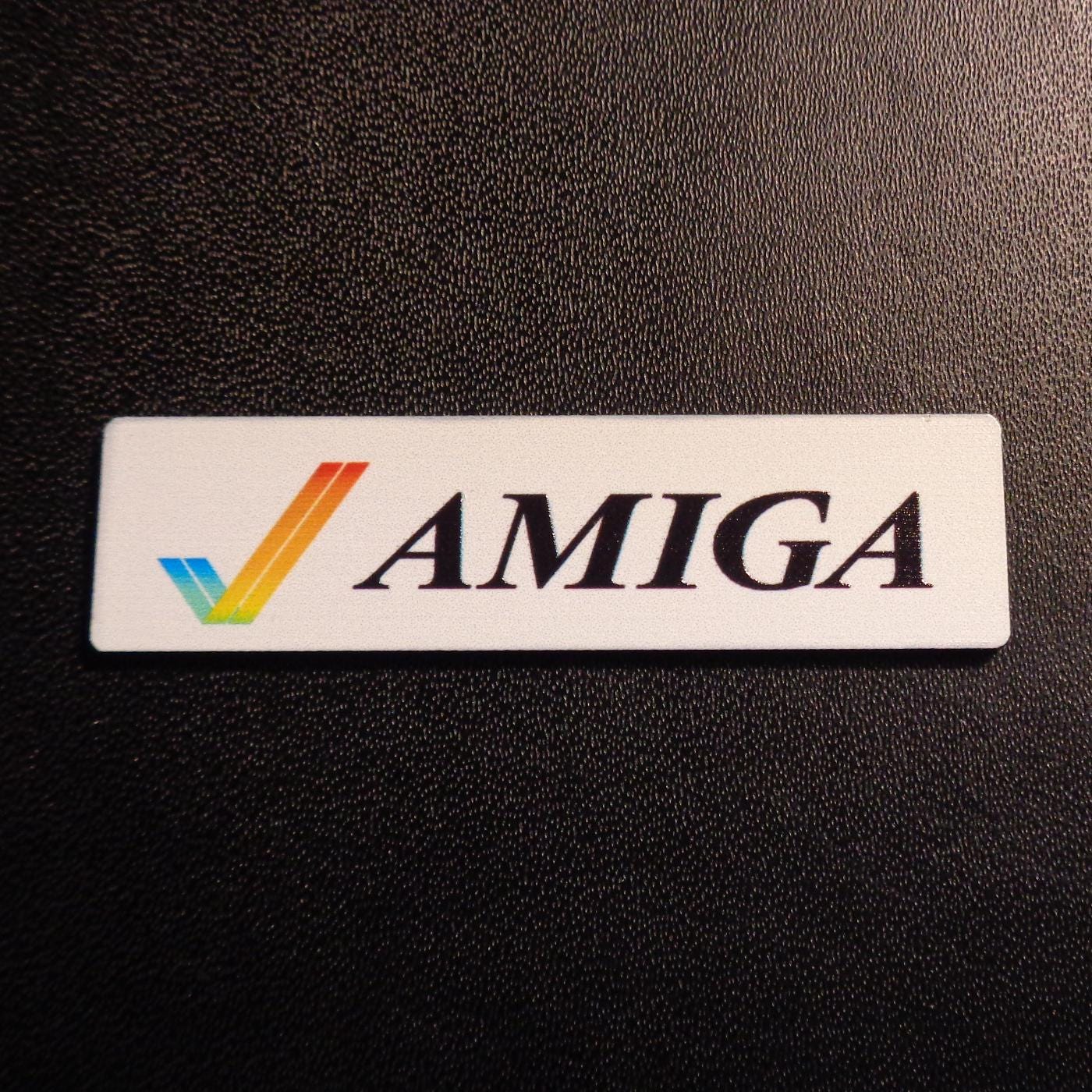 Sticker Commodore Amiga 600 1200 Color Logo Badge 49 x 13 mm [459b]