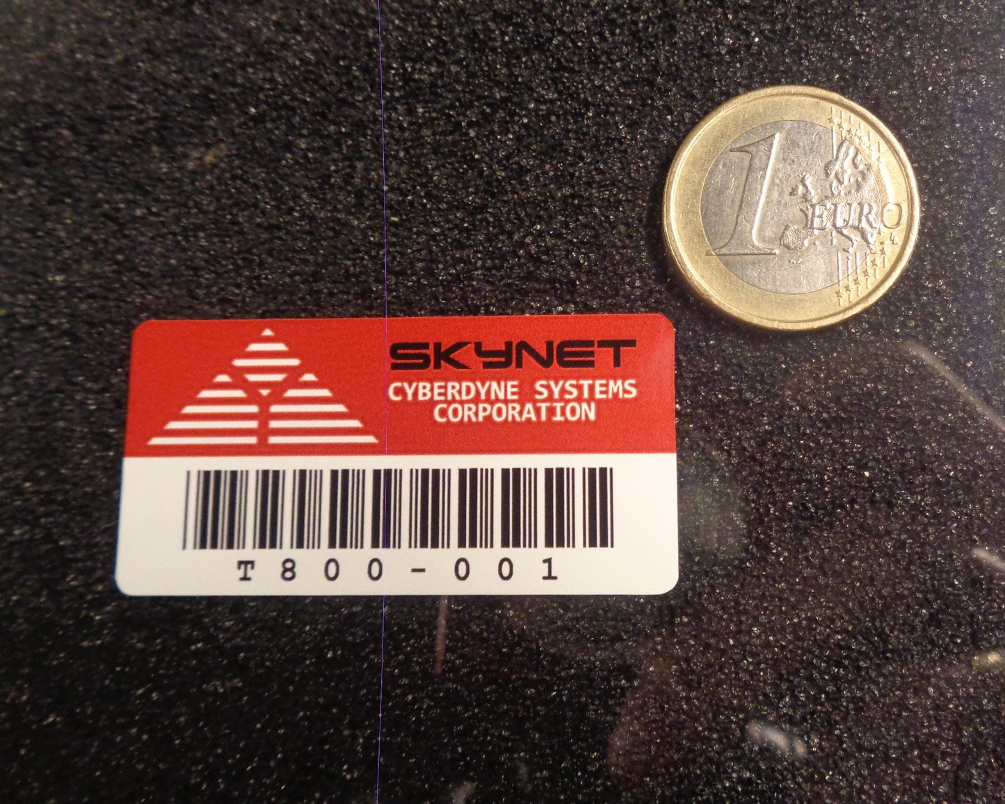 Skynet asset tag Vinyl Sticker