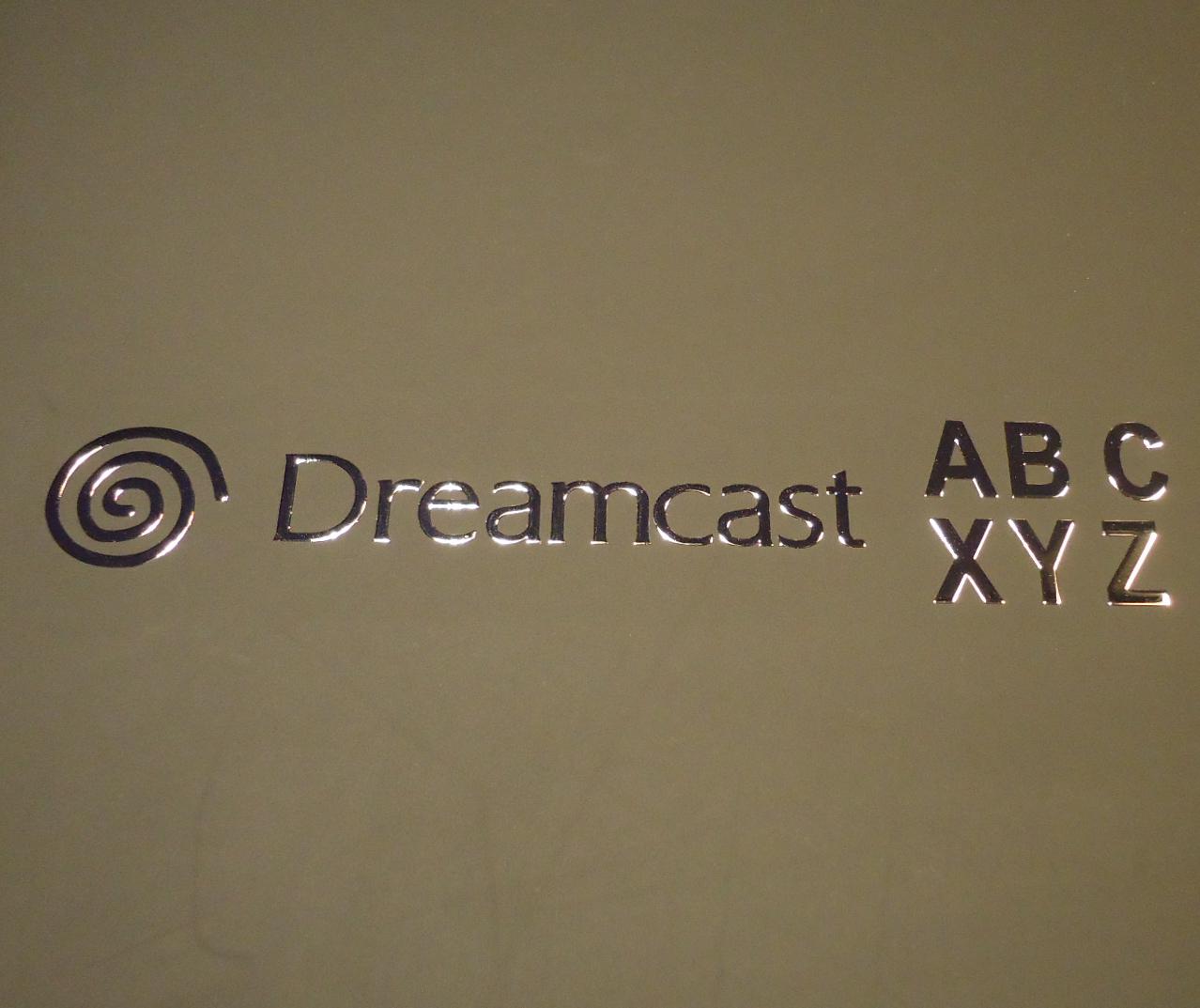 Sticker Sega DreamCast Arcade Stick label Badge Logo 66 x 13mm [180b]