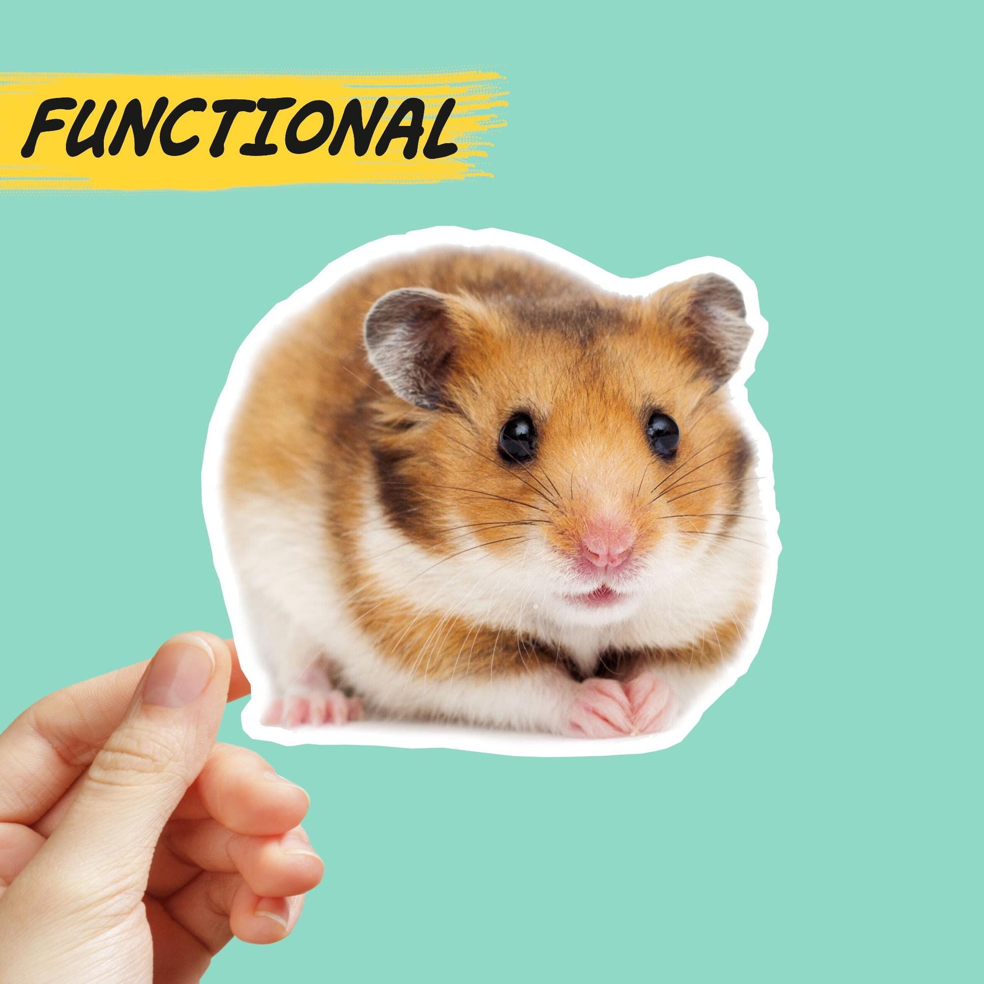 Cute hamster aufkleber