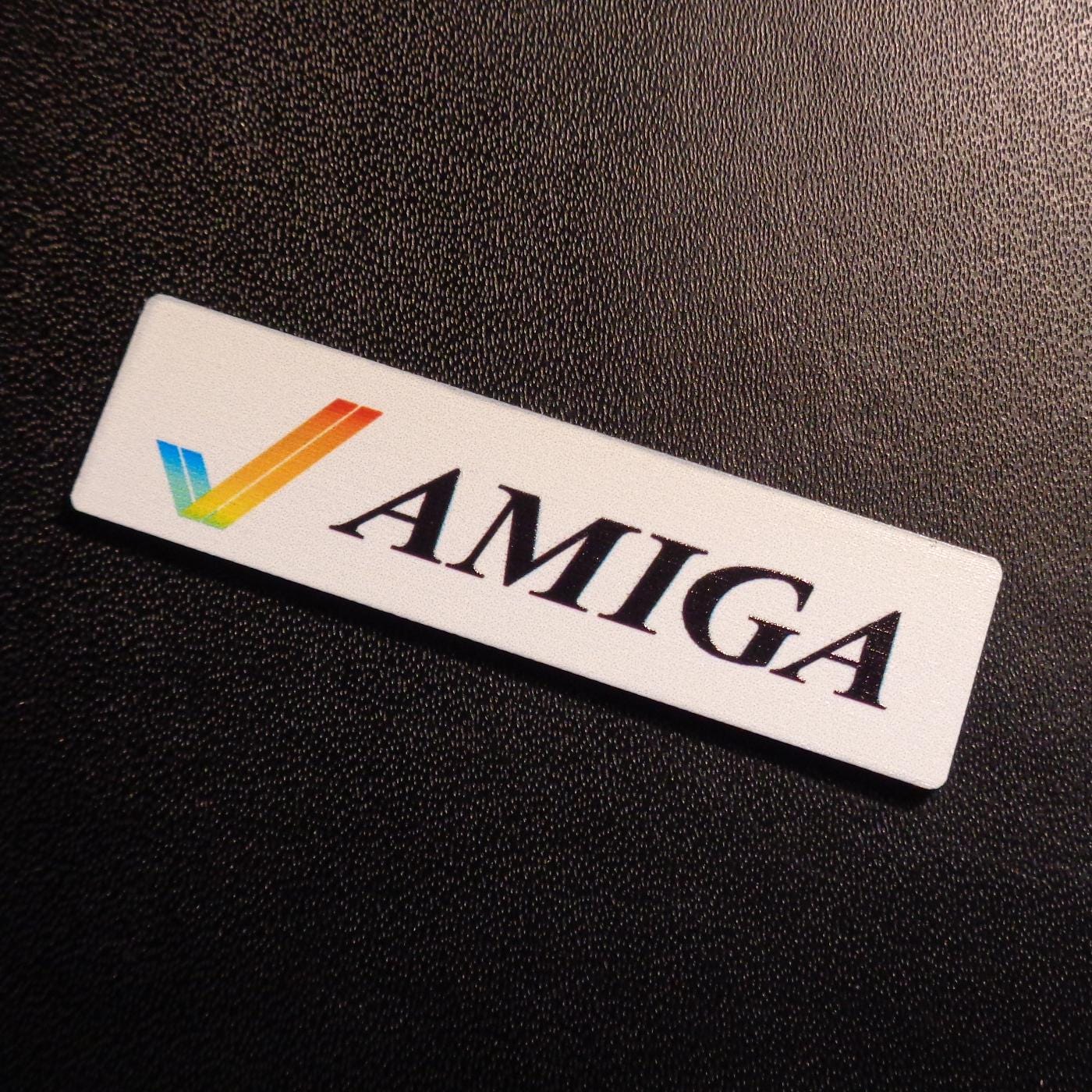 Sticker Commodore Amiga 600 1200 Color Logo Badge 49 x 13 mm [459b]