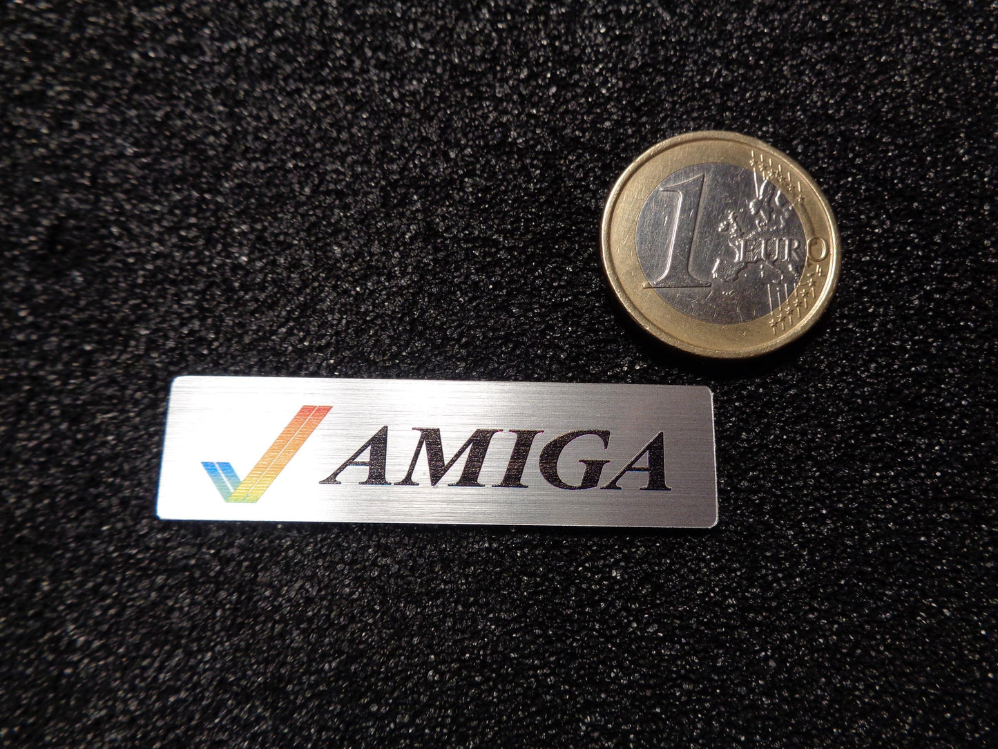 Sticker Commodore Amiga 600 1200 Color Logo Badge 49 x 13 mm [459c]