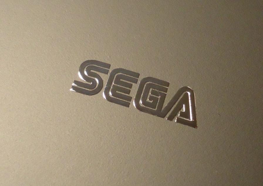Sticker Sega Label / Aufkleber / Sticker / Badge / Logo 19,9mm x 6mm [179]