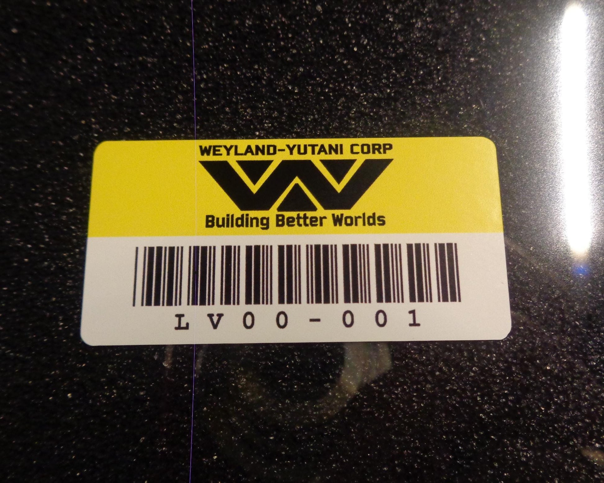  Weyland Yutani asset tag sticker